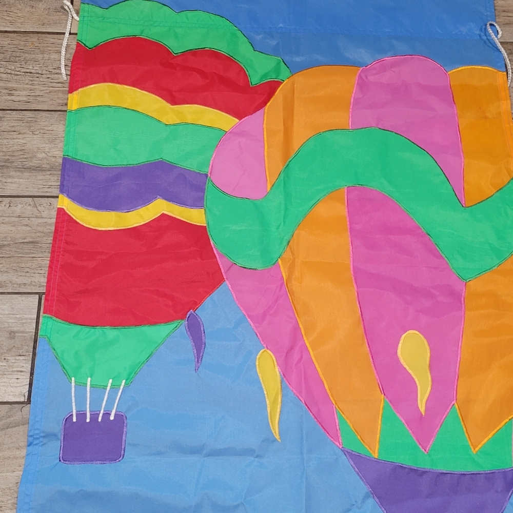 Hot Air Balloons yard garden flag banner Nylon - Picture 5 of 7